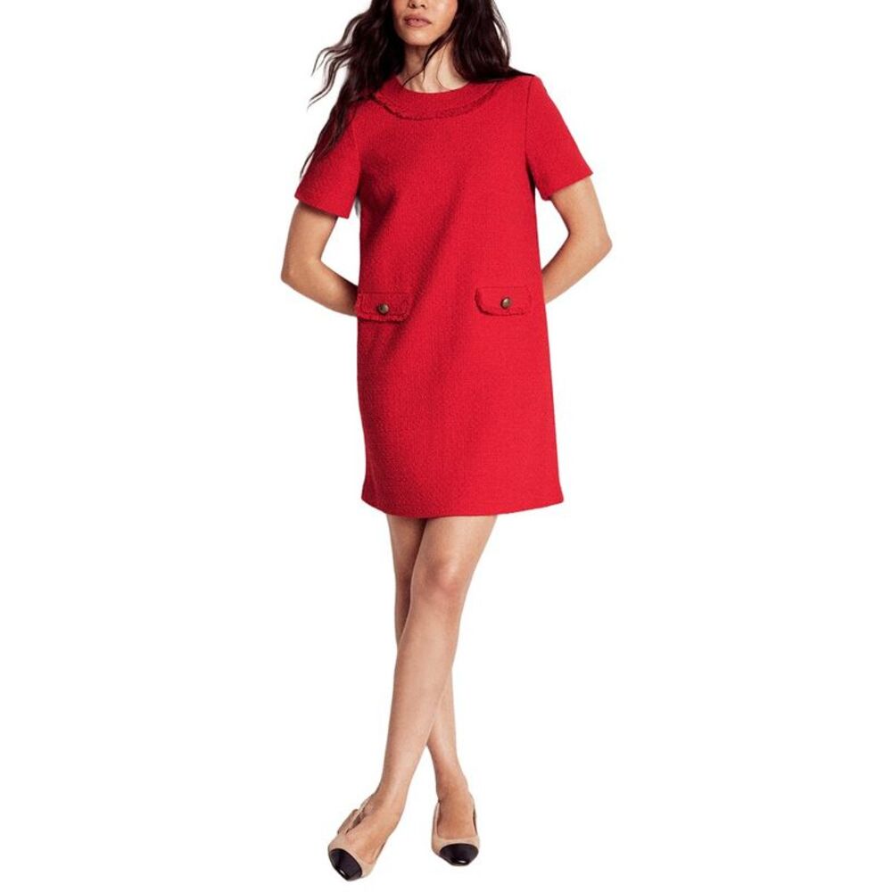 Boden Womens  Evita Shift Dress, Red